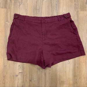 Linen shorts